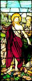 Stained glass panel