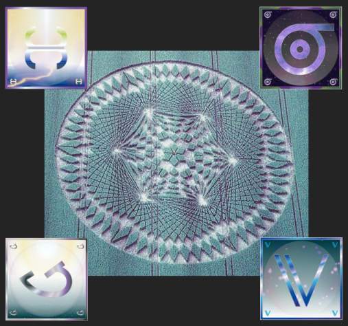 WindMillHill Crop Circle Plus Universal Communication Symbols